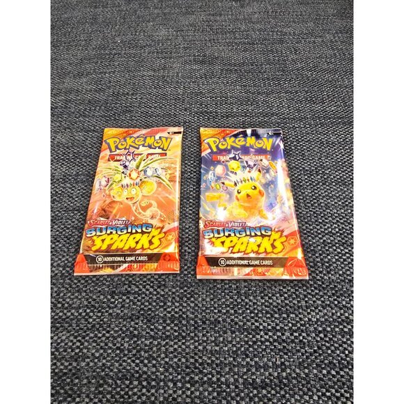 2 packs of Pokemon Scarlet & Violet: Surging Sparks - Picture 2 of 3